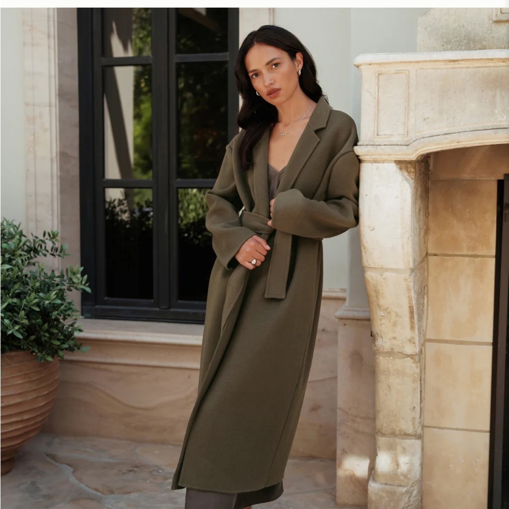 Jenni Kayne Cashmere Overcoat Sz Sml
